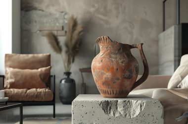 antiguo-recipiente-de-ceramica-con-diseno-retro